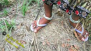 jungle fuck with sexy indian babe outdoors in nature