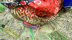 jungle fuck with sexy indian babe outdoors in nature