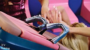 Candee Licious Giggles from Talia Mint's Intense Feet Tickling