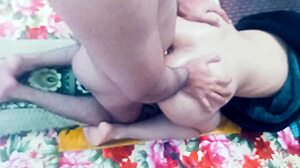 husband and wife share tender private moments together