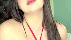 Lexi Shaved Pussy Dildo Ride Cowgirl Orgasm Explosion