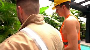 workers ravage boss's colombian daughter's tight beautiful pussy