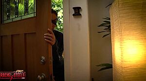 Cat Burglar Milf in Catsuit Ties Up and Blows Pov