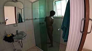 TALITA LIMA'S FIRST TIME BATHROOM BLOWJOB BEHIND THE SCENES RAW