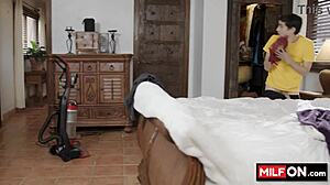 victoria zdrok sucks ricky spanish's huge cock flashing her massive blonde tits