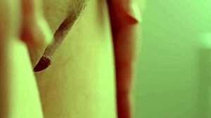 blonde model teases nipples pussy closeup slow-mo beauty