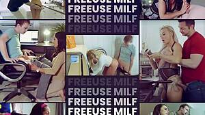 kenzie and lily, hop on joshua's throbbing cock for our forbidden orgy ride!