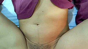 shaved pussy feels insanely soft sliding down this thick cock close-up pov