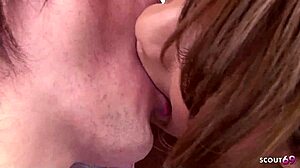 slim japanese teen gets double creampie mmf threesome with tight pussy doggystyle riding