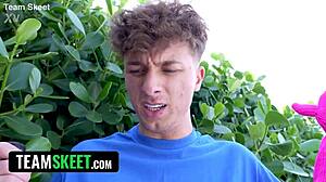 Stepsisters' Toilet Paper Mess Sparks Blackmailed Gangbang?