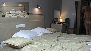 blonde milf's first homemade pov blowjob anal creampie uncut