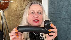 latex corset prolapse fisting rams mega dildo!