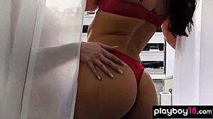 Lesbians Alexandra Belle Carmen Nikole strip for erotic pics