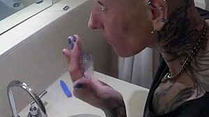 Vilja Shaves Head Pussy Smooth for Hairless Fucktoy Submission