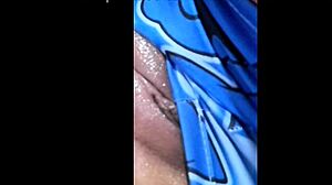 my horny stepdaughter begged for a butt massage before bed with my wife