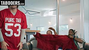 stepdaughter is this why football's a contact sport with my cock?