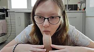 Student sneaks sex with courier ends with facial cumshot