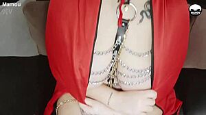 Melania Torres' curvy 18yo tits quiver in passionate first shoot