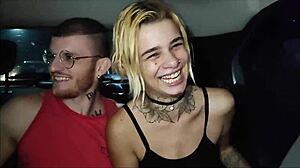 trans couple bangs in uber driver films