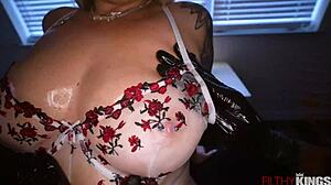 Elana Bunnz's Oiled Massage Turns into Wild BBC Cowgirl Ride
