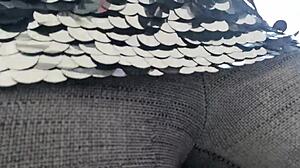 Flashing Tits in Public Garden, Soaking Tight Pants