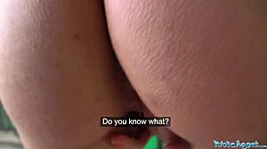 brunette beauty sucks fucks outdoors to spite ex