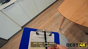 SExy College Slut Fucks Manager's Cock To Pay Huge Debt!