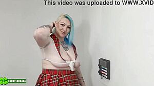 lucky schoolgirl livie blainn slutted out hard in uk office