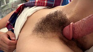 Hey, wanna see stepson risk-fuck that hairy Asian milf?