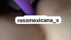 rossmexicana slams dildo deep and cums hard!