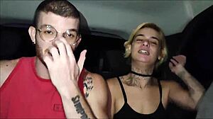trans couple bangs in uber driver films