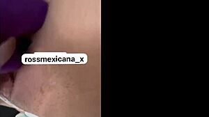 rossmexicana slams dildo deep and cums hard!