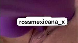 rossmexicana slams dildo deep and cums hard!