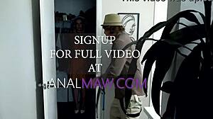 owner claims robo pussy first but family takes her ass mouth in milf anal gangbang...