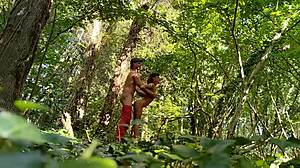 Brittany woods hide wild bent over blowjob and doggystyle escape