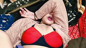 Stepsis begs you to stretch her tight pussy hard now