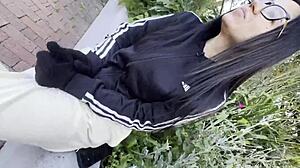 damn i met estefani that cute colombian neighbor sucking my asshole like crazy!
