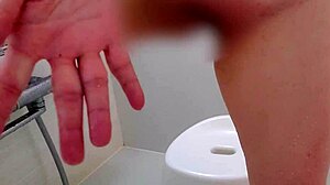 japanese wife trembles in ecstasy during steamy bath masturbation session