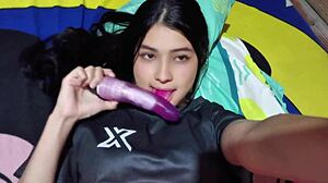 colombian housewife spreads legs toys her pussy in see through panties