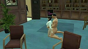 rough asian ladyboy anal deepthroat in stockings starts shemale dream with 于梦洁