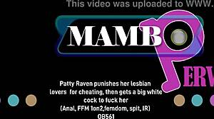 patty raven's cheating lovers punished by big white cock anal!