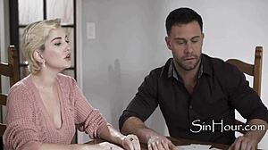 Skye Blue eaten out by future bro-in-law