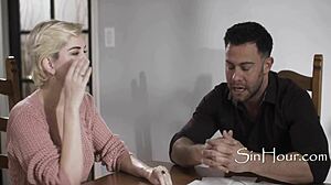 Skye Blue eaten out by future bro-in-law