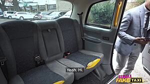 Busty Ebony Fake Taxi Driver Hardcore Fucks Passenger Huge Ass