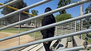 yolanda yamz curvy brunette milf gets outdoor park pounding from rome major