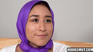Naughty Muslim Teen Enjoys Hardcore American Cock Pounding