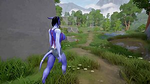 DRAENEI SLUT'S ASS FILLED WITH COCK IN 3D HENTAI ANIMATION!