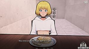 trapped in bunker with horny petite femboy teen craving cumshot sex