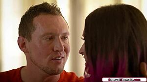 stepbrother barebacks crossdressing trans natalie stone's ass!
