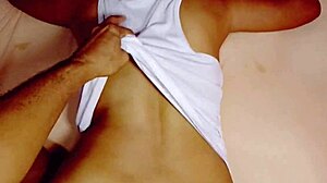 she's brave watch her tight asshole pulse around that thick cock shaking wildly